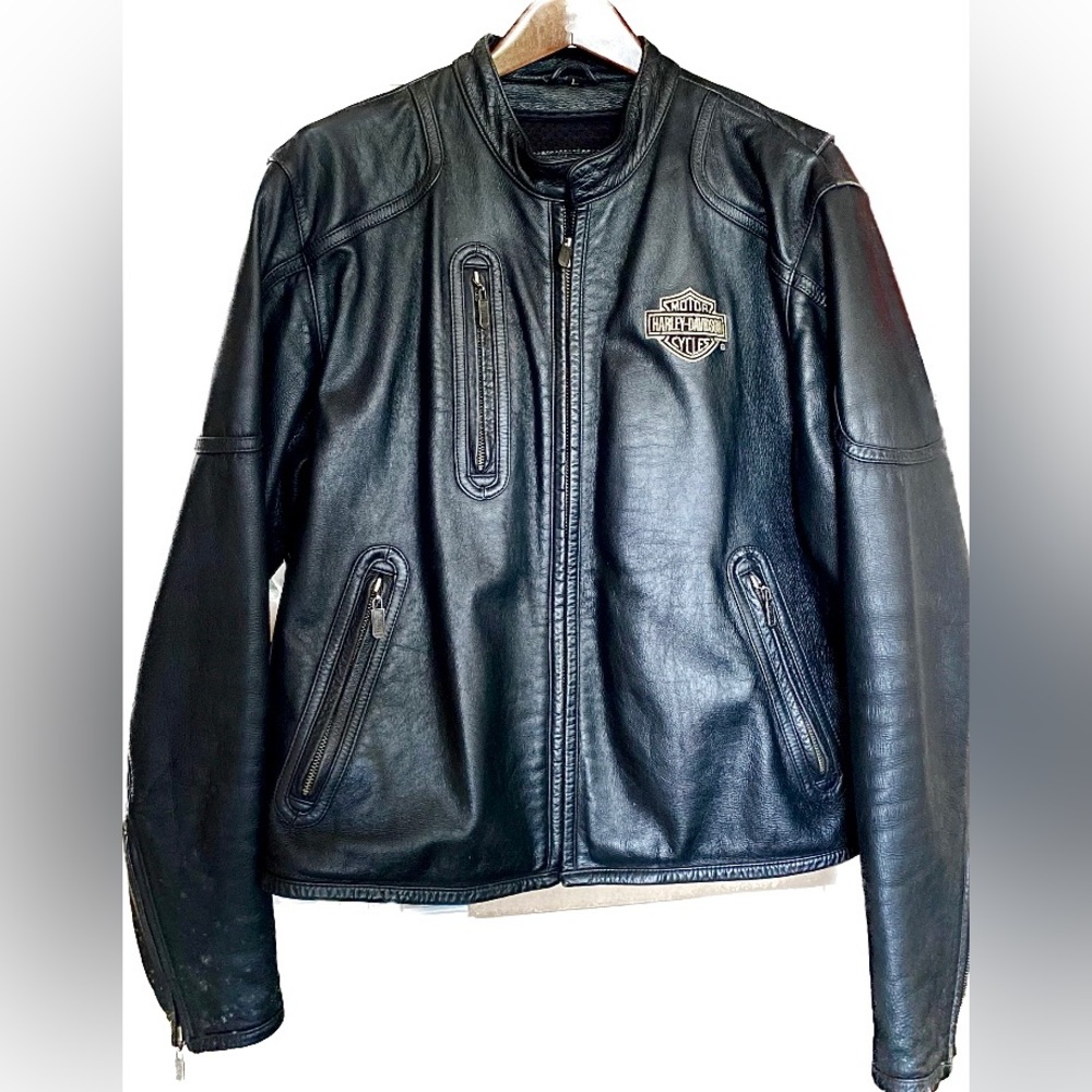 HARLEY-DAVIDSON Genuine Leather Riding Jacket